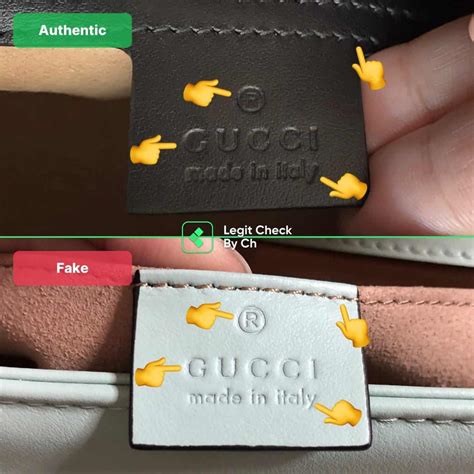 gucci marmont tag inside|how to check Gucci Marmont bag.